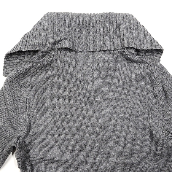 MALVIN ANTHRO Cardigan Tunic Length Sweater Alpaca Wool Gray Women Sz 10/Euro 40 - Picture 5 of 10